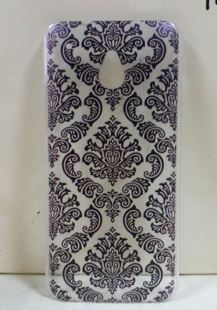 Накладка для HTC One Mini M4 "Пейслі чорні" (пластик)-0